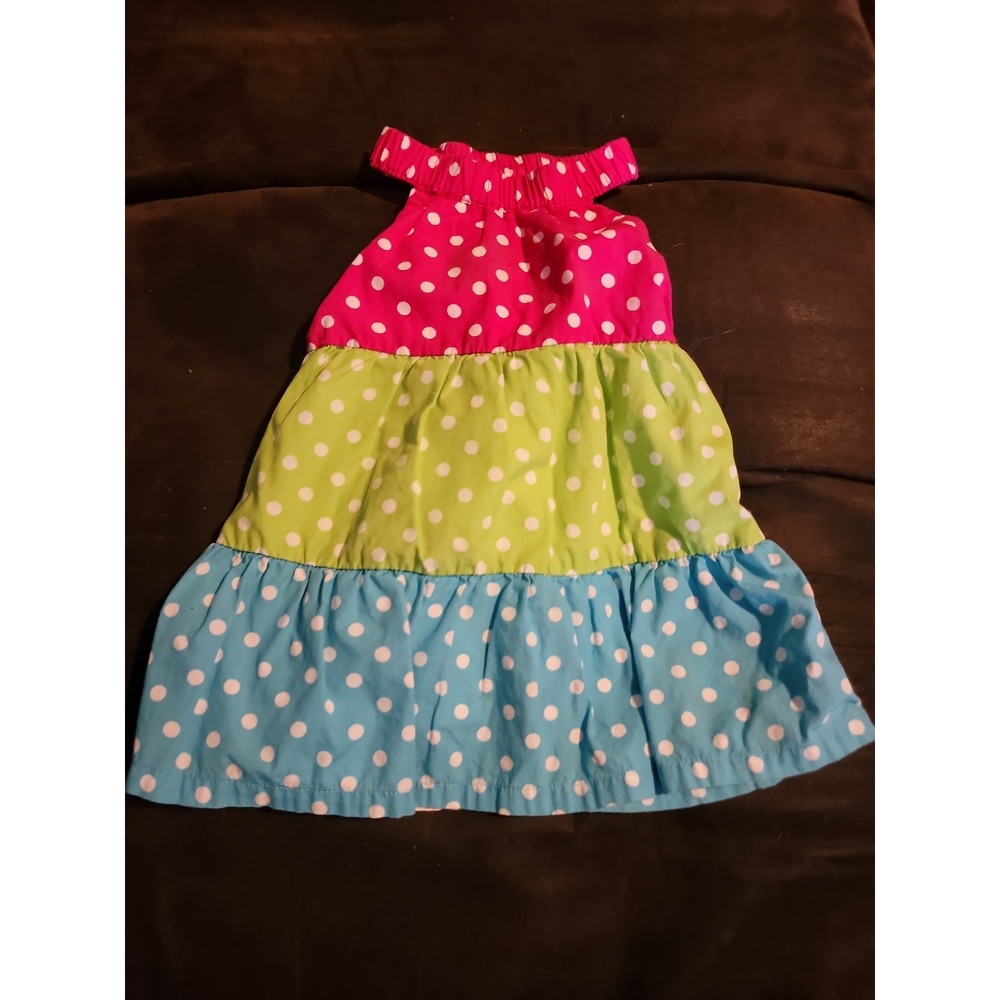 Gymboree ice cream sweetie polka‎ dot dress size 3 6 months